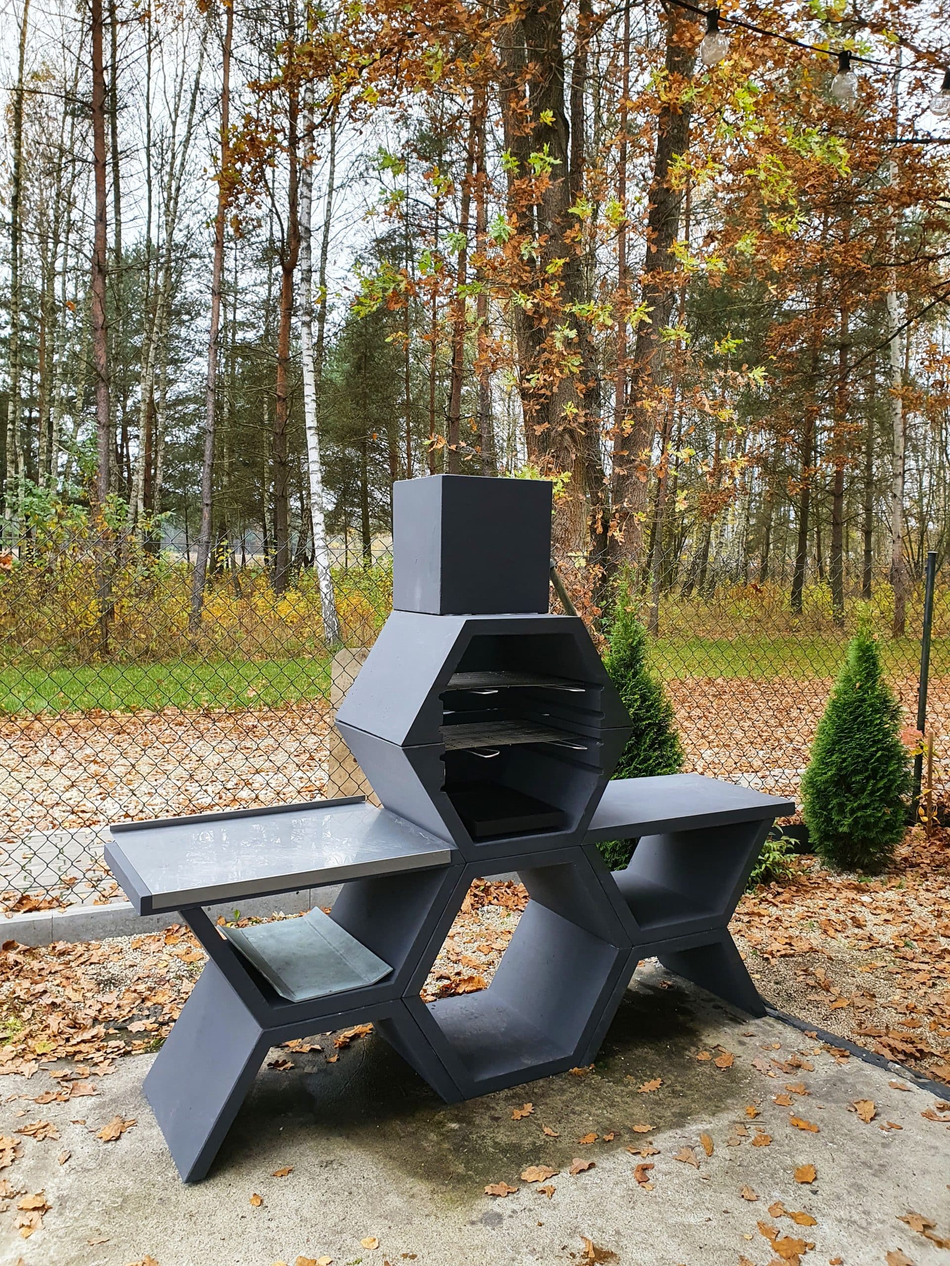 Lauko betoninė kepsninė Modern TANATOS K12 4