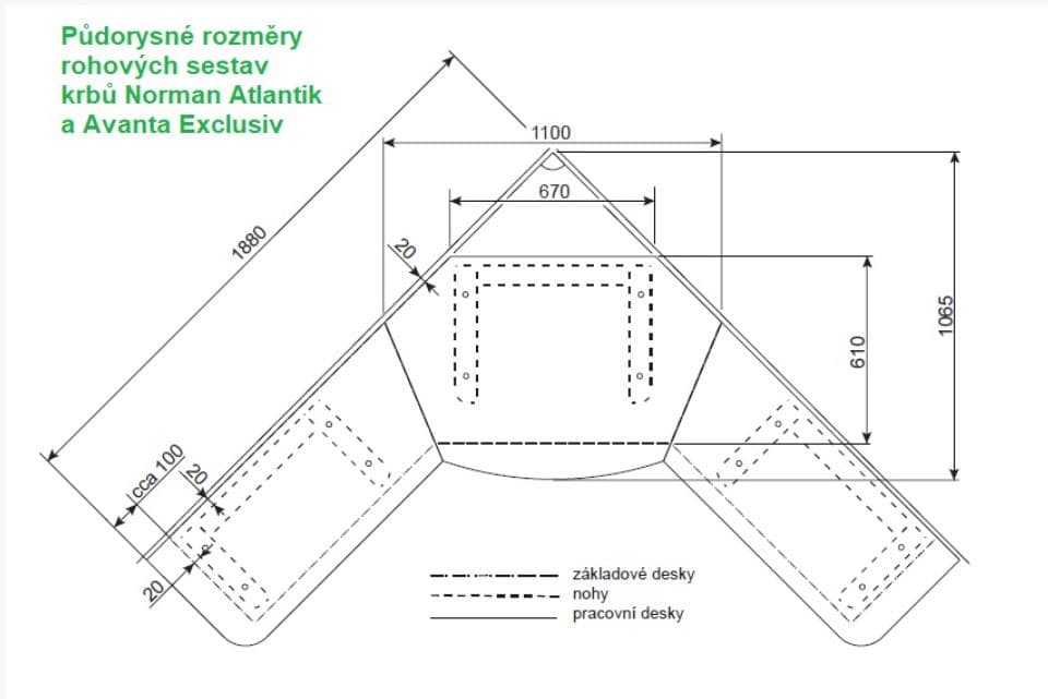 Lauko Betoninė Kepsninė ATLANTIK CORNER 5