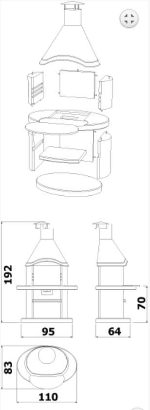 Lauko betoninė kepsninė ARCUS Exclusive 4