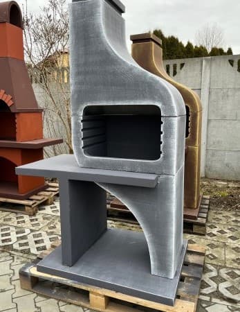 Lauko betoninė kepsninė HERMES K8 4