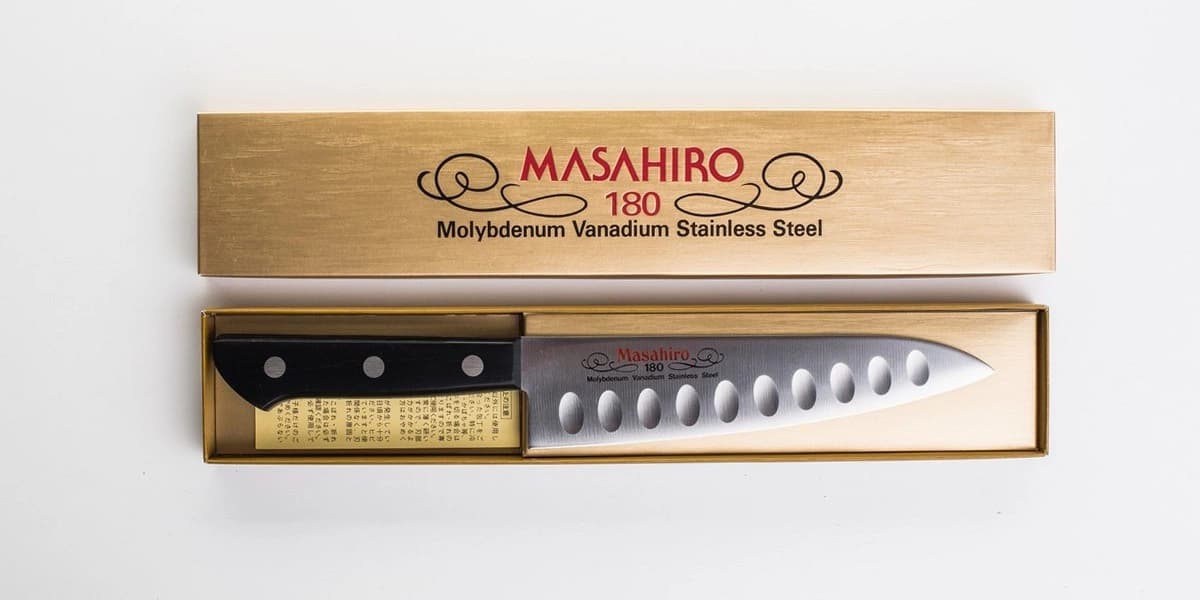 Masahiro BWH Chef Dimple peilis 180mm [14080] 4