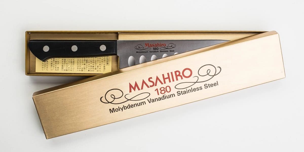 Masahiro BWH Chef Dimple peilis 180mm [14080] 5