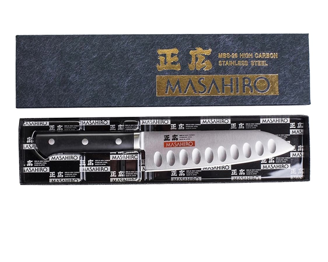 Masahiro MV-H Santoku lohknuga 175 mm [14993] 3