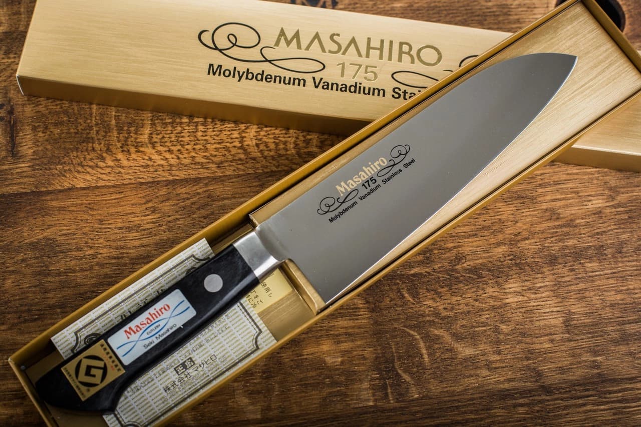 Masahiro MV Santoku peilis 175 mm [13723] 4