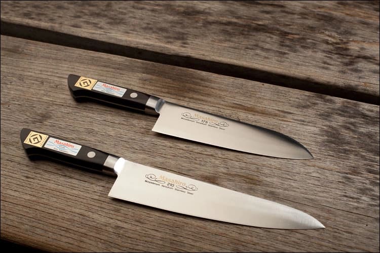 Masahiro MV Santoku peilis 175 mm [13723] 6