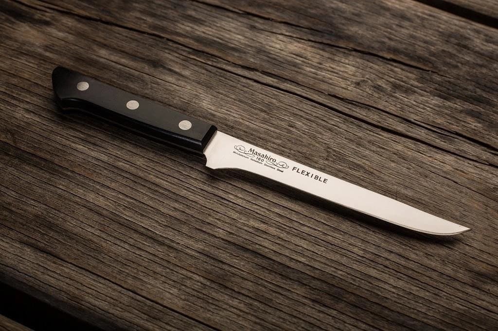 Masahiro BWH iškaulinėjimo peilis 160 mm lankstus [14072]