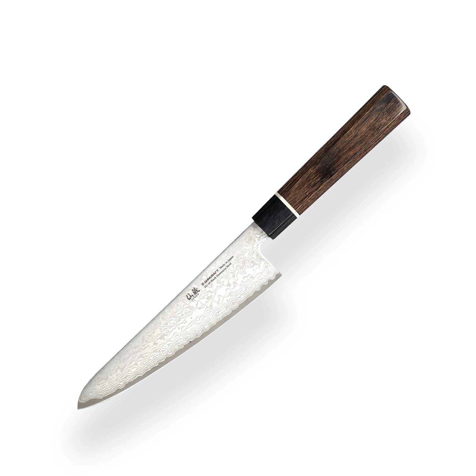 Suncraft SENZO BLACK Santoku small peilis 143mm BD-03 2