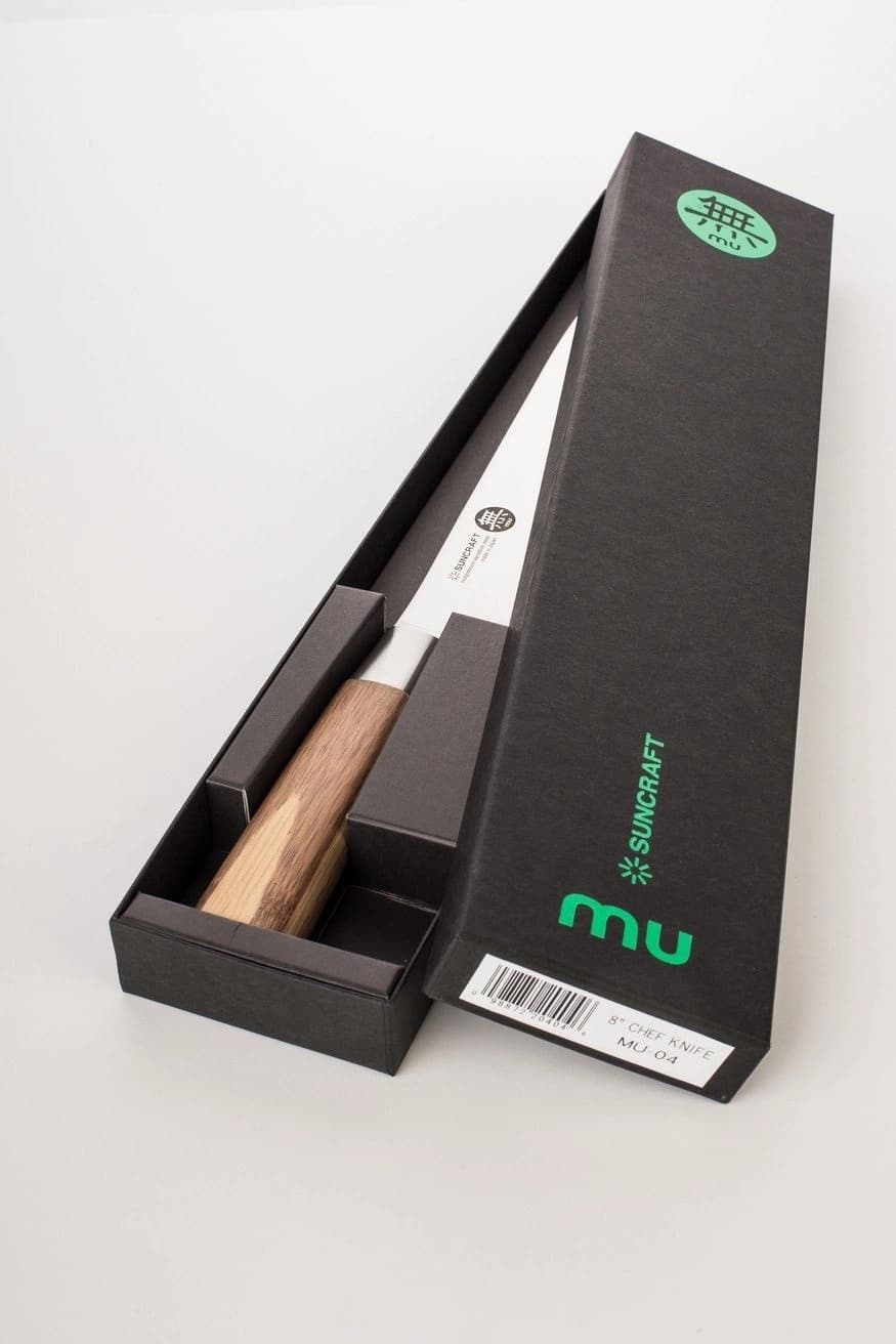 Suncraft MU Bamboo peilių rinkinys su stovu MU-SET 7