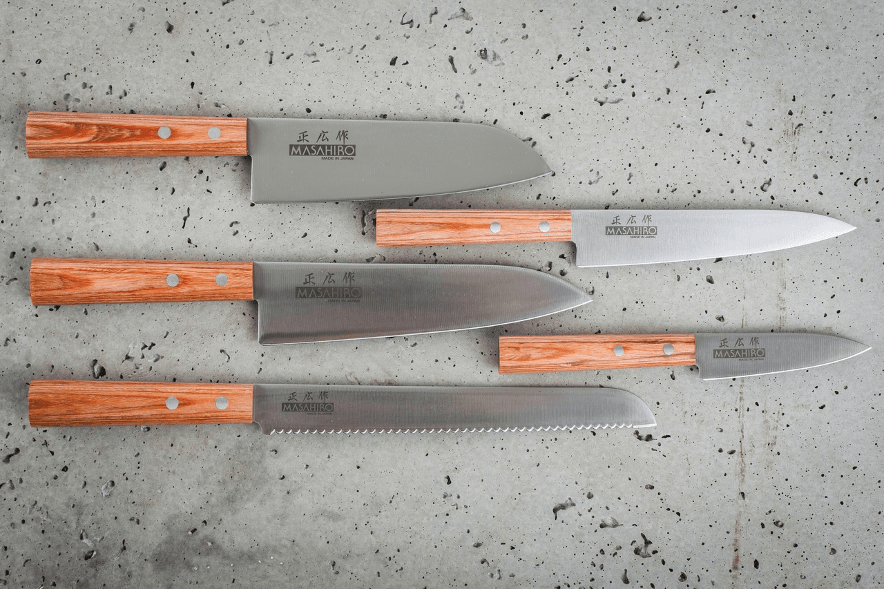 Masahiro SANKEI 205mm Brown Scraping Knife [35923] 2